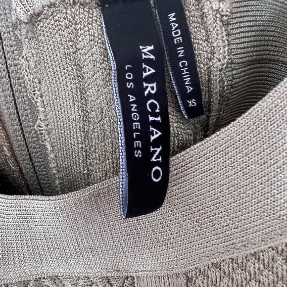 Marciano Olive Green Bandage Mini Dress - Picture 6 of 6